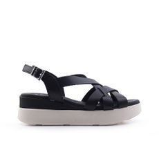 Γυναικείες Πλατφόρμες Oh! my sandals 4996 Μαύρο Δέρμα image