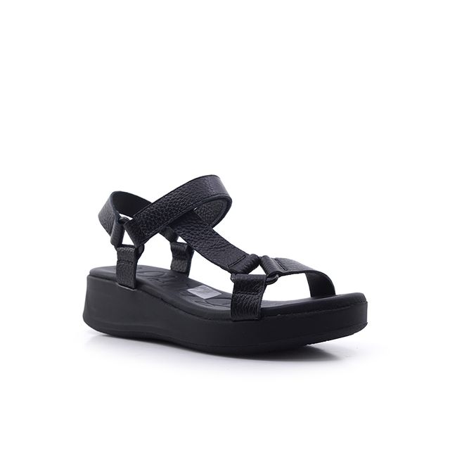 Γυναικείες Πλατφόρμες Oh! my sandals 4993 Μαύρο Δέρμα image - 1