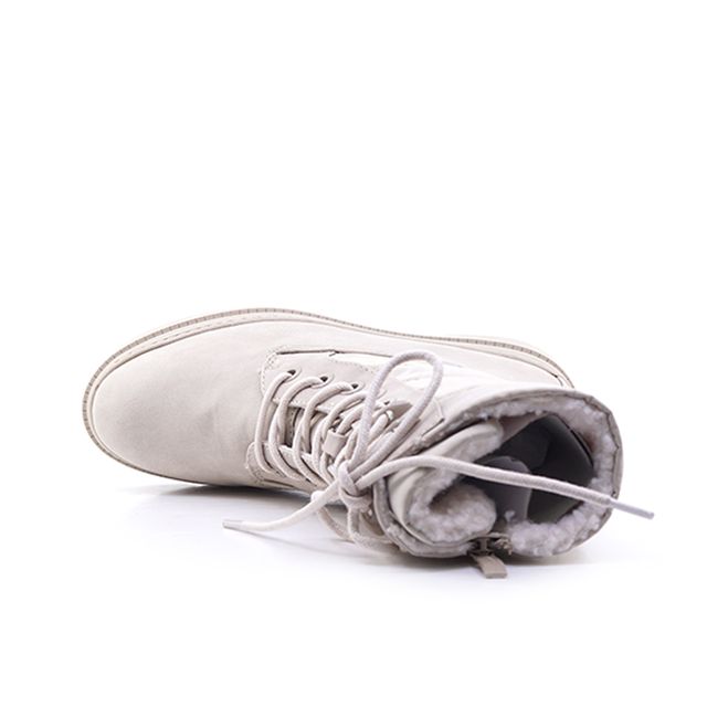 Γυναικεία Μποτάκια Tamaris 26853 Μπέζ Δέρμα EcoLeather image - 3