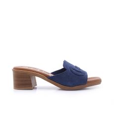 Γυναικεία Mule Oh! my sandals 5175 Μπλε Δέρμα image