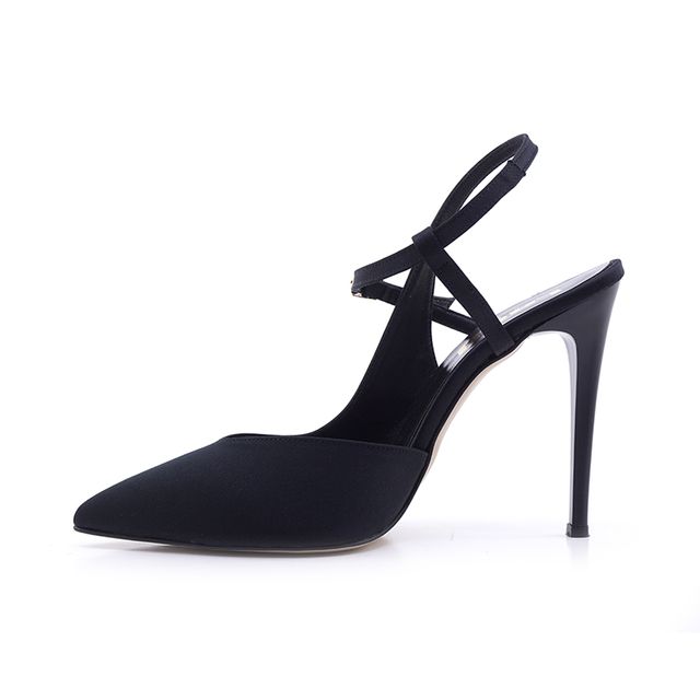 Γυναικείες Γόβες LadyShoes 5 Μαύρο 'Υφασμα  image - 2
