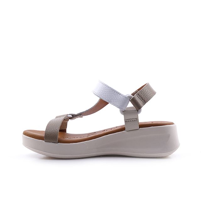 Γυναικείες Πλατφόρμες Oh! my sandals 5407 Λευκό Δέρμα image - 2