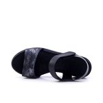 Γυναικείες Πλατφόρμες Oh! my sandals 5408 Μαύρο Δέρμα image - 3