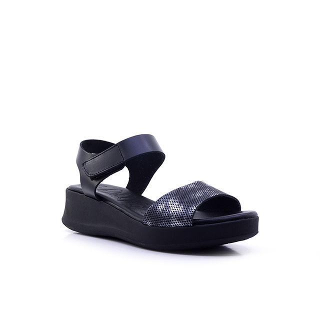 Γυναικείες Πλατφόρμες Oh! my sandals 5408 Μαύρο Δέρμα image - 1