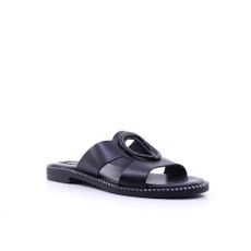 Γυναικεία Πέδιλα LadyShoes 108 Μαύρο Δέρμα image 2