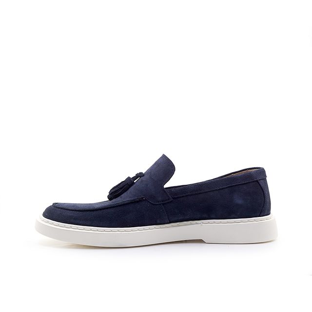 Ανδρικά Loafers Damiani 3300 Μπλε Δέρμα image - 2