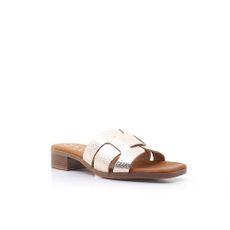 Γυναικεία Mule Oh! my sandals 5600 Σαμπανί Δέρμα image 2