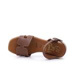 Γυναικείες Πέδιλα Oh! my sandals 5611 Ταμπά Δέρμα image - 3