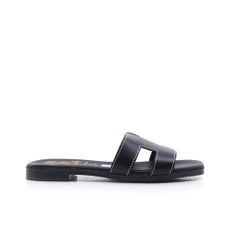 Γυναικεία Mule Oh! my sandals 5566 Μαύρο Δέρμα image