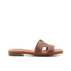 Γυναικεία Mule Oh! my sandals 5566 Ταμπά Δέρμα image