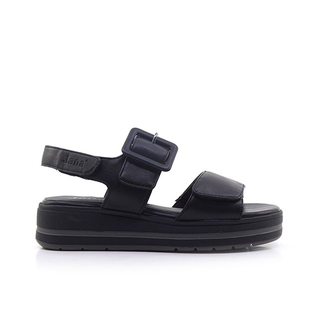 Γυναικείες Πλατφόρμες Jana 28266 Μαύρο EcoLeather main image