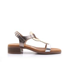 Γυναικεία Σανδάλια Oh! my sandals 5607 Σαμπανί Δέρμα image
