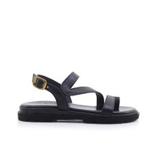 Γυναικεία Πέδιλα LadyShoes 611 Μαύρο Δέρμα image
