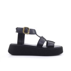 Γυναικεία Πέδιλα LadyShoes 426 Μαύρο Δέρμα image
