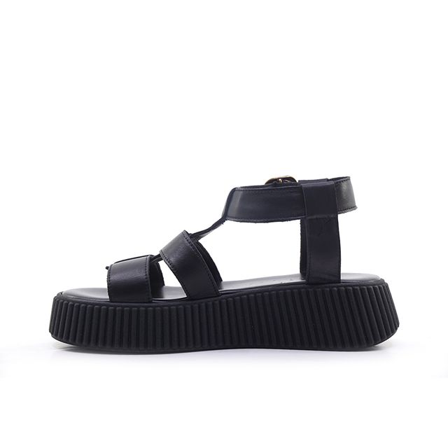 Γυναικεία Πέδιλα LadyShoes 426 Μαύρο Δέρμα image - 2