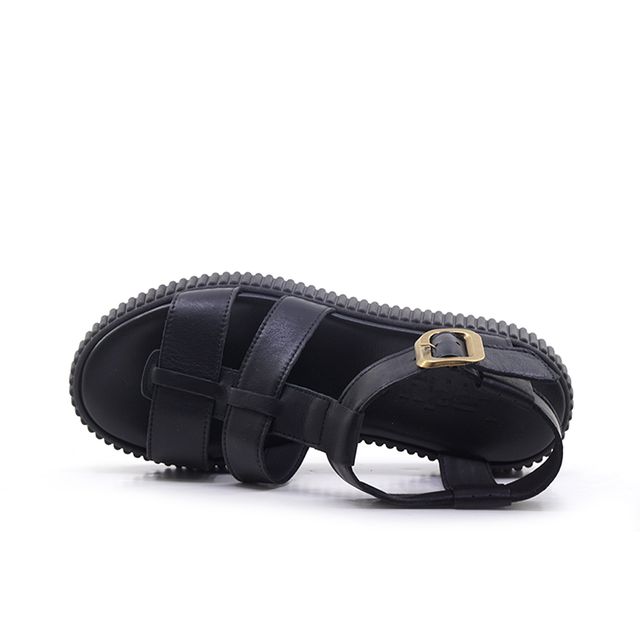 Γυναικεία Πέδιλα LadyShoes 426 Μαύρο Δέρμα image - 3