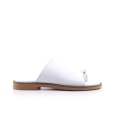Γυναικεία Πέδιλα LadyShoes 105 Λευκό Δέρμα image