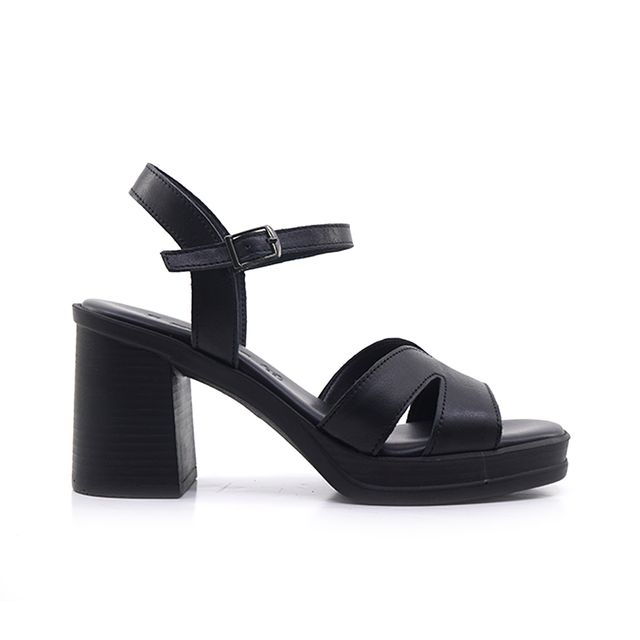 Γυναικεία Πέδιλα LadyShoes 948 Μαύρο Δέρμα main image