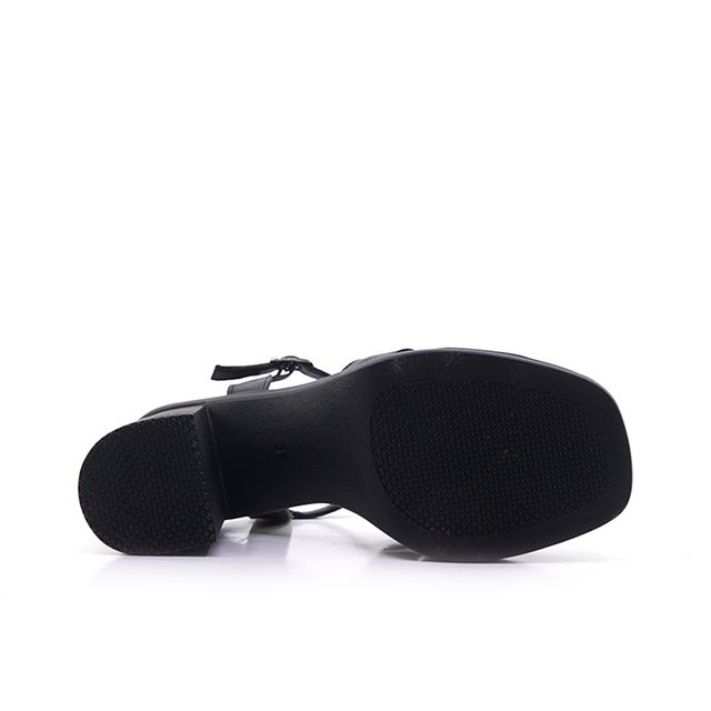Γυναικεία Πέδιλα LadyShoes 948 Μαύρο Δέρμα image - 4