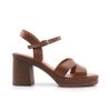 Γυναικεία Πέδιλα LadyShoes 948 Ταμπά Δέρμα