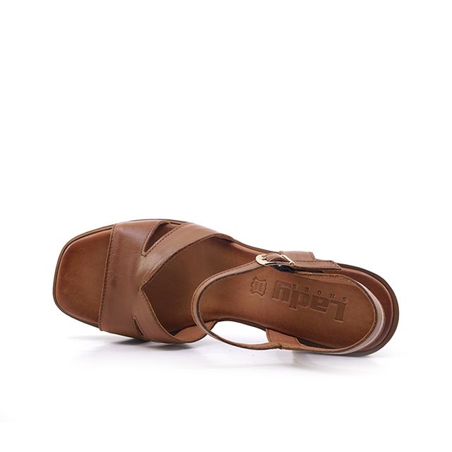 Γυναικεία Πέδιλα LadyShoes 948 Ταμπά Δέρμα image - 3
