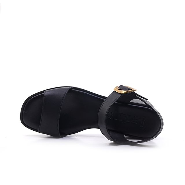 Γυναικεία Πέδιλα LadyShoes 830 Μαύρο Δέρμα image - 3