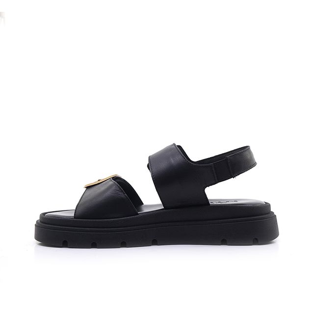Γυναικεία Πέδιλα LadyShoes 556 Μαύρο Δέρμα image - 2