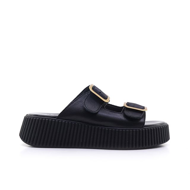 Γυναικείες Πλατφόρμες LadyShoes 419 Μαύρο Δέρμα main image