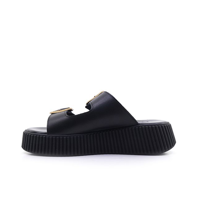 Γυναικείες Πλατφόρμες LadyShoes 419 Μαύρο Δέρμα image - 2