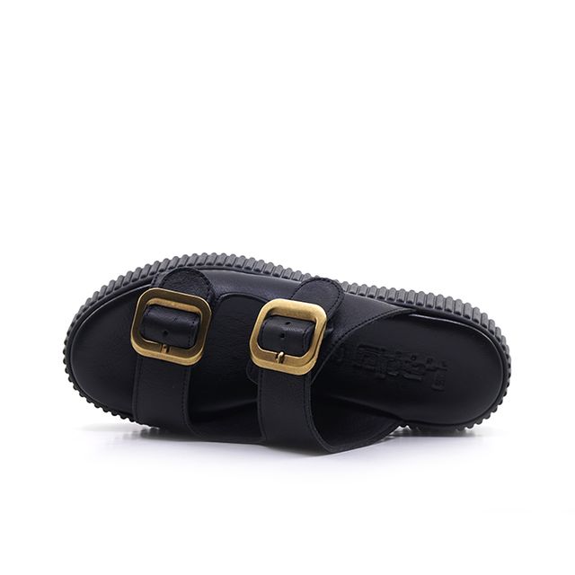 Γυναικείες Πλατφόρμες LadyShoes 419 Μαύρο Δέρμα image - 3