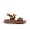 Γυναικεία Πέδιλα LadyShoes 556 Ταμπά Δέρμα