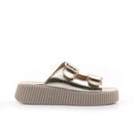 Γυναικείες Πλατφόρμες LadyShoes 419 Χρυσό Δέρμα image - 0
