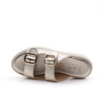 Γυναικείες Πλατφόρμες LadyShoes 419 Χρυσό Δέρμα image - 3