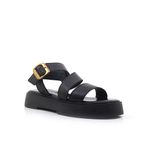 Γυναικεία Πέδιλα LadyShoes 728 Μαύρο Δέρμα image - 1