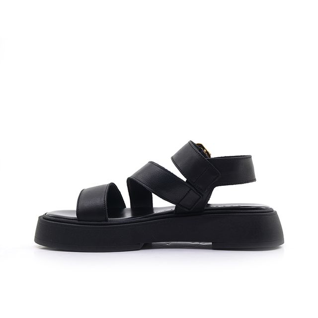Γυναικεία Πέδιλα LadyShoes 728 Μαύρο Δέρμα image - 2