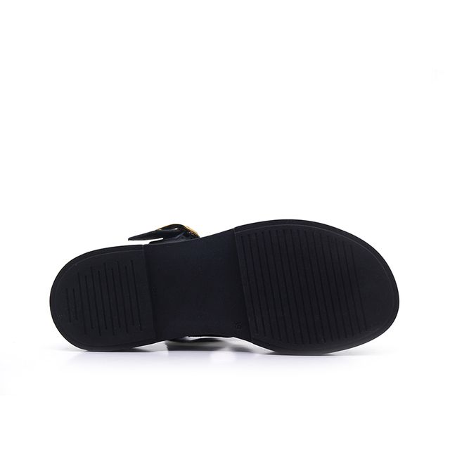 Γυναικεία Πέδιλα LadyShoes 728 Μαύρο Δέρμα image - 4