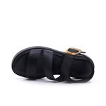 Γυναικεία Πέδιλα LadyShoes 728 Μαύρο Δέρμα image - 3