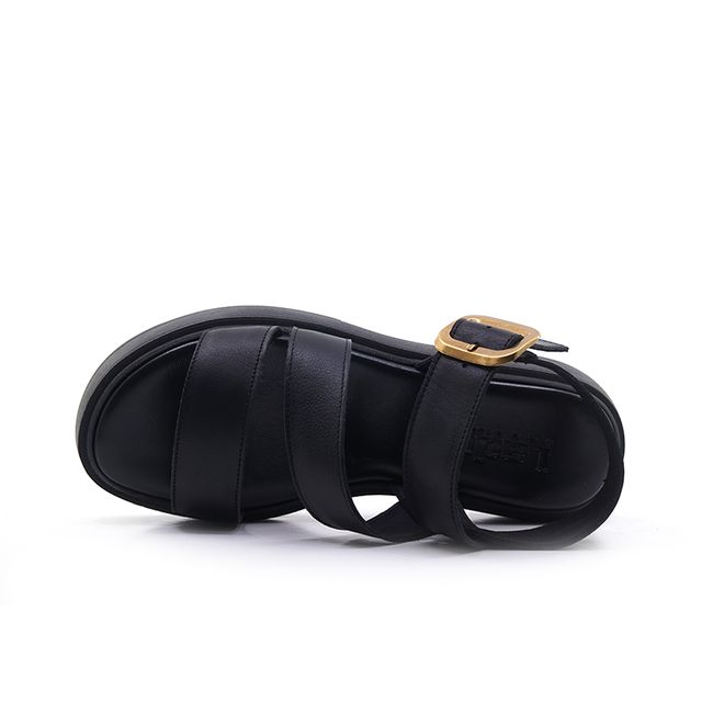 Γυναικεία Πέδιλα LadyShoes 728 Μαύρο Δέρμα image - 3