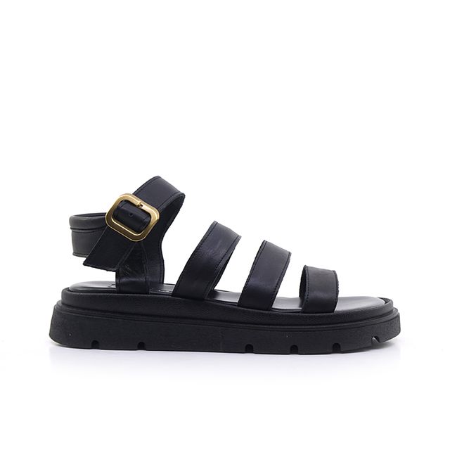 Γυναικεία Πέδιλα LadyShoes 555 Μαύρο Δέρμα main image