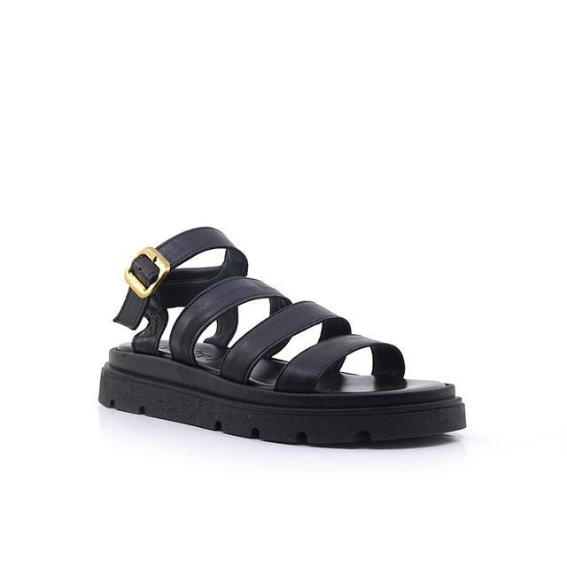 Γυναικεία Πέδιλα LadyShoes 555 Μαύρο Δέρμα image - 1