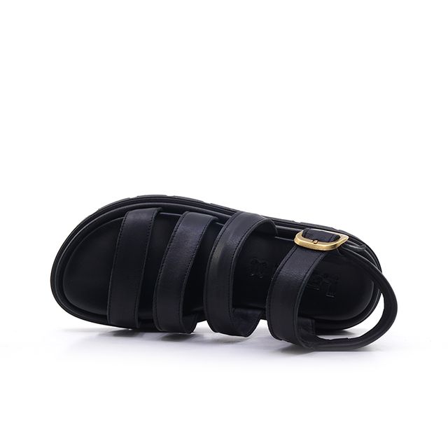 Γυναικεία Πέδιλα LadyShoes 555 Μαύρο Δέρμα image - 3