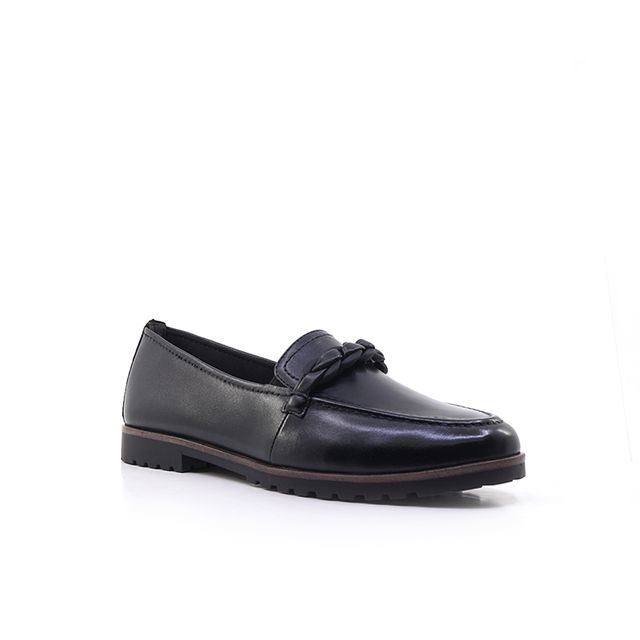 Γυναικεία Loafers Tamaris 24200 Μα΄ύρο Δέρμα image - 1