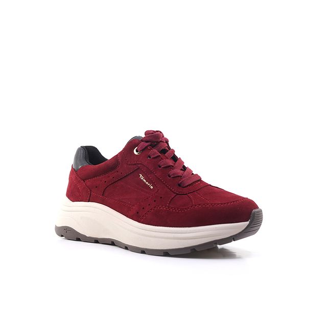 Γυναικεία Sneakers Tamaris 23772 Μπορντό Δέρμα image - 1