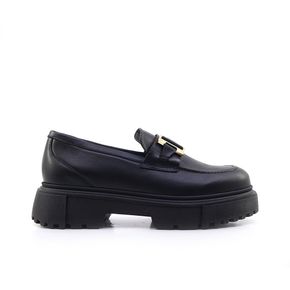 Γυναικεία Loafers LadyShoes 2550 Μαύρο Δέρμα image