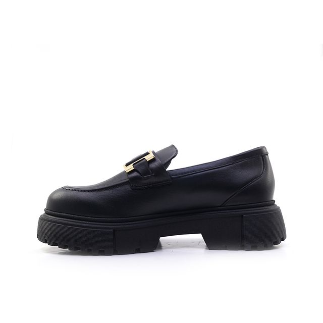 Γυναικεία Loafers LadyShoes 2550 Μαύρο Δέρμα image - 2