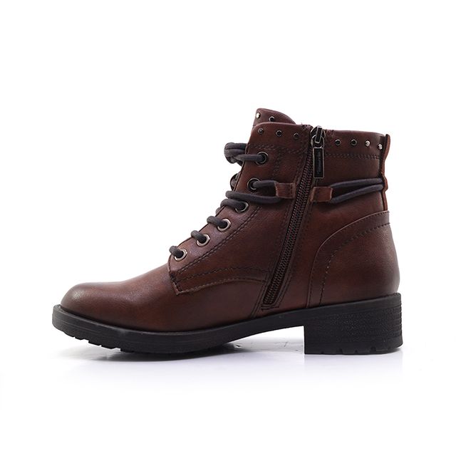 Γυναικεία Mποτάκια Tamaris 25133 Καφέ EcoLeather image - 2