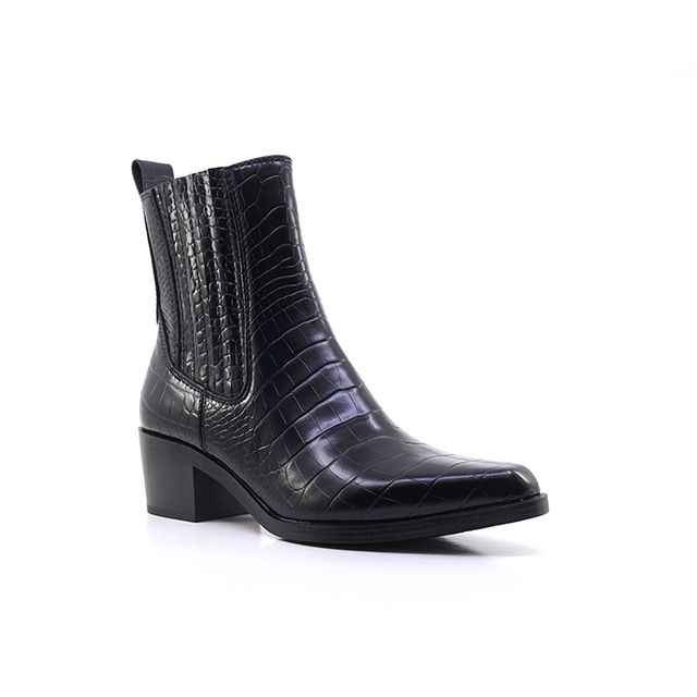 Γυναικεία Mποτάκια Tamaris 25310 Μαύρο EcoLeather image - 1