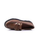 Γυναικεία Loafers LadyShoes 2550 Ταμπά Δέρμα image - 3
