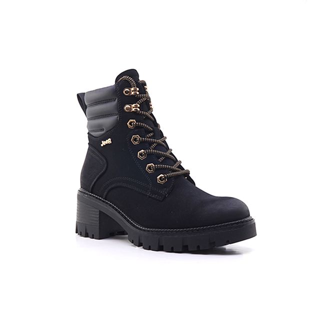 Γυναικεία Μποτάκια Jeep JL52070Α Μαύρο EcoLeather image - 1