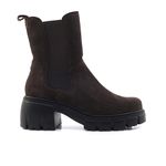 Γυναικεία Μποτάκια LadyShoes 2524 Καφέ Δέρμα image - 0